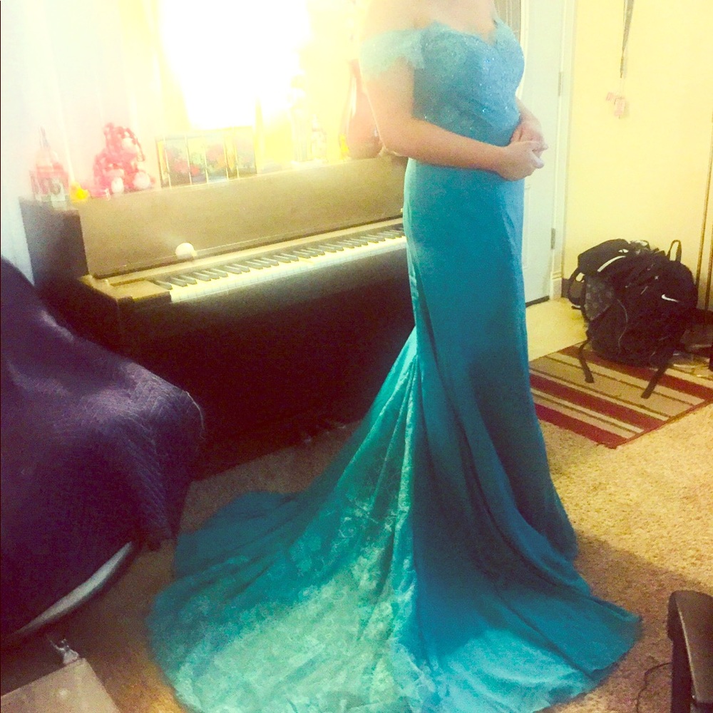 Jade Bridesmaid long dress